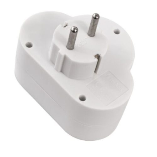 Technik Professional elosztó fali 2 utas + kapcsoló 16A (MT-2WS)