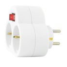 Technik Professional elosztó fali 2 utas + kapcsoló 16A (MT-2WS)