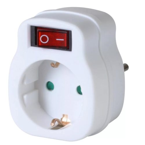 Home hálózati aljzat gyermekvédelemmel (NVK 1/WH)