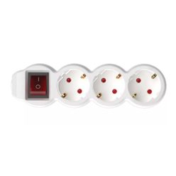 Home hálózati elosztó 1.5 m kapcsolós (NV 3K/WH)