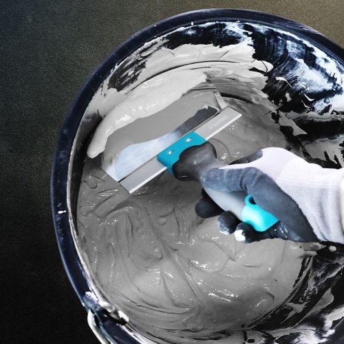 Bihui RM glettkiszedő spakli ívelt pengével 165mm (PTK165)