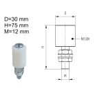 Tolókapu támasztógörgő 30x40mm