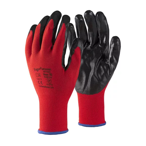 Top Mechanic nitril red védőkesztyű 9 (TOP_MECH_NITRIL_RED-9)