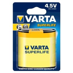 Varta Superlife féltartós lapos elem 4,5V (VSL4,5V)