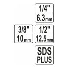 Yato dugókulcs adapter 3 részes (YT-04686)