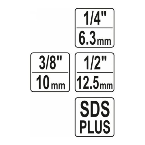 Yato dugókulcs adapter 3 részes (YT-04686)