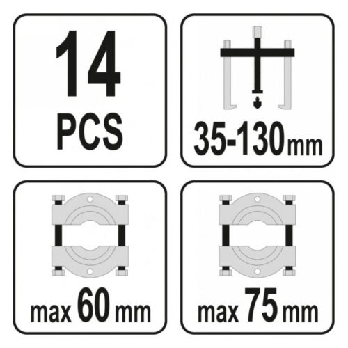 Yato csapágylehúzó készlet (YT-06412)