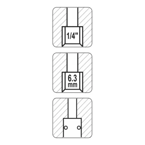 Yato pneumatikus gyorscsatlakozó 1/4" (YT-2393)