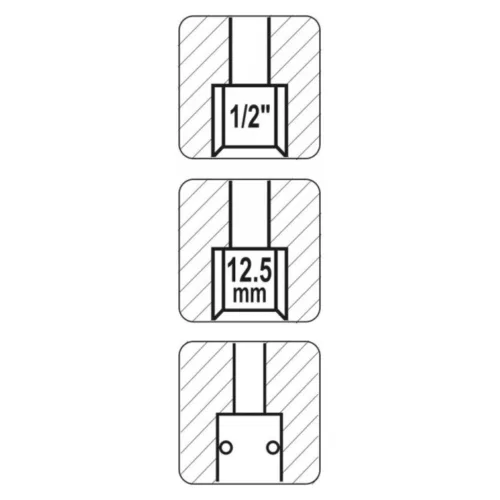Yato pneumatikus gyorscsatlakozó 1/2" (YT-2395)