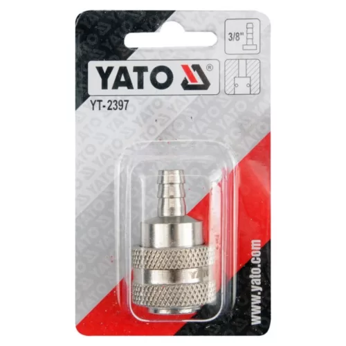 Yato pneumatikus gyorscsatlakozó 3/8" tömlővéges (YT-2397)
