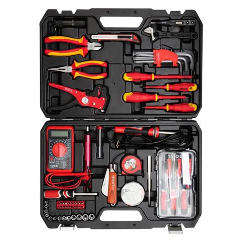 Yato YT-39009 szerszámkészlet villanyszerelőknek 68 részes