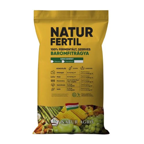 NaturFertil baromfitrágya-őrlemény 25 liter