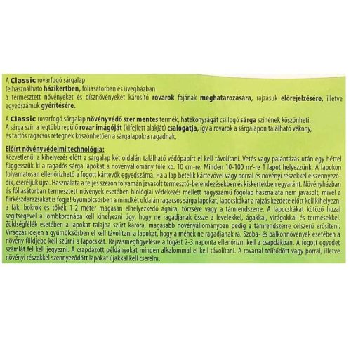 Classic sárgalap nagy 10db-os