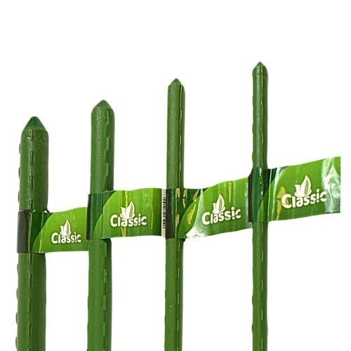 Műanyag bevonatos acélkaró d=16mm 210cm zöld