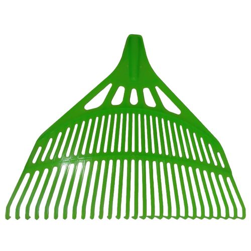 Lombseprű fej műanyag 66 cm 28 fogú Zöld