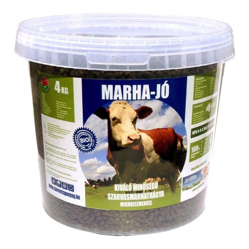 Marha-jó pelletált marhatrágya 4kg