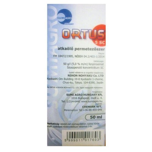 Ortus 5 SC rovarölő szer ampullás 50ml