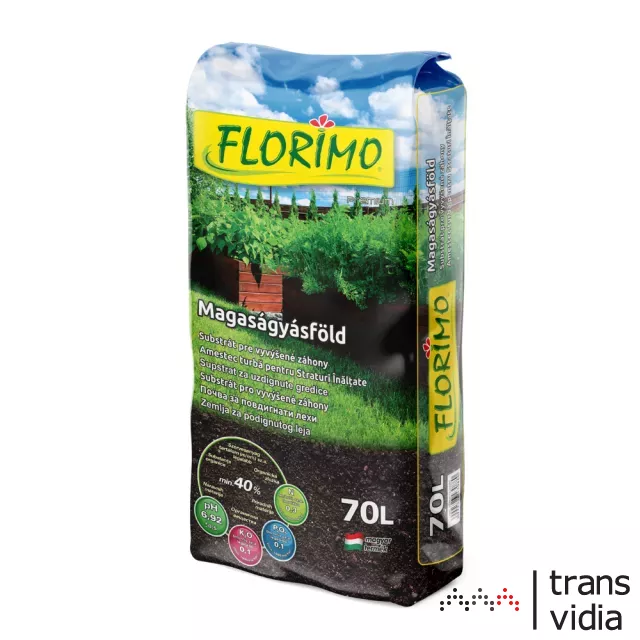 Florimo magaságyás virágföld 70L