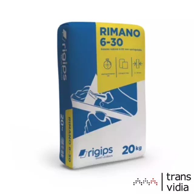 Rigips Rimano 6-30 gipszes kézi vakolat 20kg (5200895130)