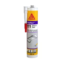 Sikaflex-111 Stick & Seal univerzális ragasztó- és tömítőanyag fehér 290ml (638093)