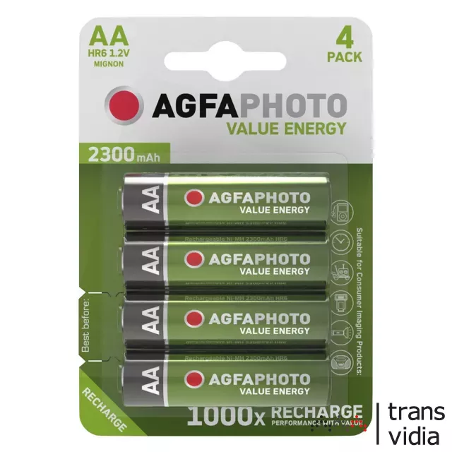 AgfaPhoto akkumulátor AA ceruza 2300mAh (AP2300B4)