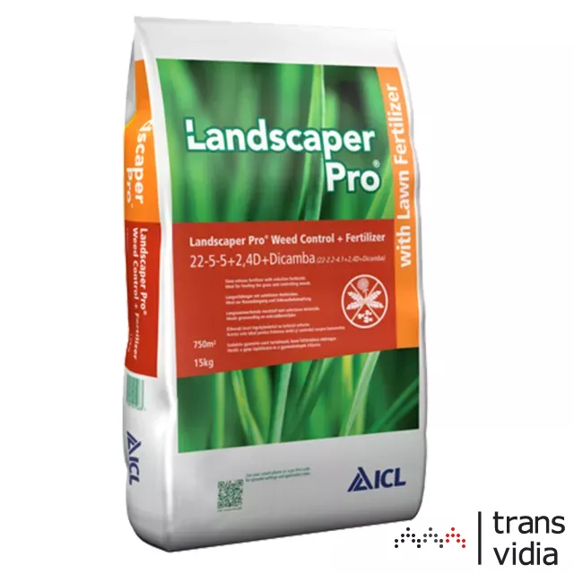 ICL Everris Landscaper Pro Weed Control gyeptrágya 15kg (22-5-5+2.4-D+Dicamba)